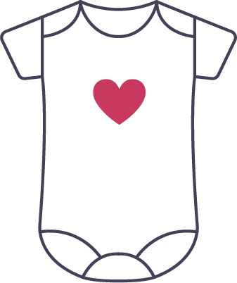 baby clothing icon